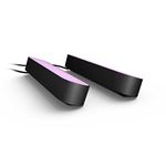 Philips Hue Play White and Colour Ambiance Smart Light Bar Double Pack Base Unit, Entertainment Lighting for TV and Gaming (Works with Alexa, Google Assistant and Apple HomeKit), Black