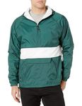 Charles River Apparel Wind & Water-Resistant Pullover Rain Jacket (Reg/Ext Sizes) - green - XL