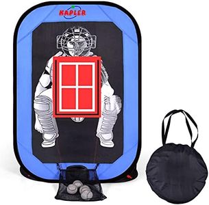 Kapler Baseball Pitching Training Net for Kids, Foldable Baseball Softball Practice Target Net for Children Hitting Batting Catching Pitching