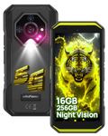 5G Rugged Smartphone, Ulefone Armor X32 Pro Unlocked Phone, MTK Dimensity 6300, 16+256GB, 64MP/25MP Night Vision, Android 14, Widevine L1, Dedicated Glare Flashlight, 5.65” 90Hz, 5500mAh, NFC - Green