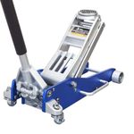 BIG RED AT83003XLUR Economic Aluminum Quick Lift Low Profile Garage Jack, 3 Ton (6000 lb), Blue