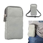 Multifunction Carry Pouch Belt Holster W Clip,Sport Crossbody Cell Phone Purse, Outdoor Waist Bag for Samsung Note 10 Lite/ S10 Lite/s20+/s20 ultra/Note10+, for LG Nexus 5X,Stylo 4,Q61,Stylo 6,V60