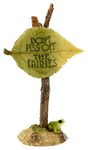 Top Collection Miniature Fairy Garden and Terrarium Don't Off The Fairies Sign Figurine