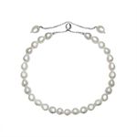 INARI SHINES 925 Sterling Silver Majestic Fresh Water Pearl Bracelet | Adjustable Bracelet | Gift For Women & Girls | 925 Stamp and Certificate of Authenticity