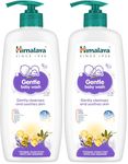 Himalaya Gentle Baby Wash 600ml | No tears formula |with chickpea and Green gram| Cleansing baby's gentle skin (Pack of 2)
