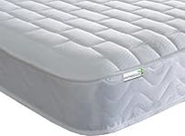 Starlight Beds Hybrid Memory Foam & Innerspring Value Mattress 18cms Deep, White, Double