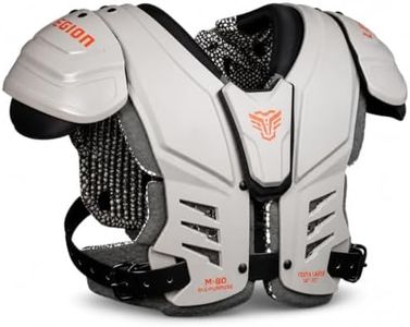 Legion Youth Football Shoulder Pads, Patents Pending, Lightweight, Optimized Mobility, Enhanced Impact Protection, Industry-Best Ventilation and Cooling (M-80, X-Large)