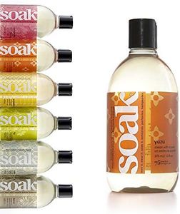 Soak Laundry Soap – No Rinse, Plant Derived Hand Wash Detergent - 375 ml / 12 fl. oz, 75+ Washes (Yuzu)