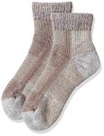 Thorlos Women's Lite Hiking Moderate Padded Ankle Socks, khaki, Small