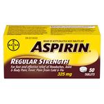 ASPIRIN Regular Strength Tablet, 325 mg