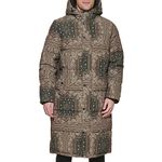 Levi's Men's Arctic Cloth Extra Long Parka Jacket, Olive Bandana, S