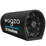 Wagzo WBT-19 12Inch Active Super Bass Tube Subwoofer for Car with Inbuilt Amplifier 6000W