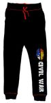 Marvel Boy's Captain America: Civil War vs Iron Man Jogger Pants Tracksuit Jog Bottoms Black Cotton Trousers (2-3 Years)