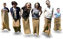 Elite Sportz Potato Sack Race Bags - 6 Quality Sack Race Bags for Kids Birthday Party Games, and Comes with a Compact Bag for Easy Storage. Great Family Games