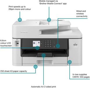 Brother Wireless A3 Inkjet Printer – MFC-J5340DW All-in-One