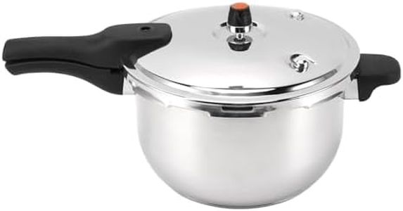 Stainless Steel Pressure Cooker, Multifunctional Pressure Canner Rice Cooker, Pressure Cooking Pot with Safety Valve Pressure Limiting Device for Rice Stew Porridge (3L)