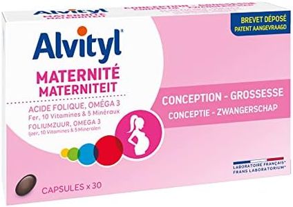 Alvityl - Conception Grossesse - Femmes enceintes et allaitantes - Complément Alimentaire - Acide folique 400 μg - 30 capsules