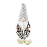 Mud Pie Fuzzy Neutral Dangle Leg GNOME