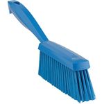 Vikan 45873 Dustpan Brush, Polypropylene, Polyester Soft Bristle, 14", Blue