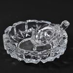 EVOOKA Crystal Glass Turtle Plate for Vastu Decorative Showpiece Feng Sui Kachua Yantra for Good Luck Vastu Statue Figurine Idol for Home Office & Gift Purpose