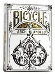 Bicycle Archangels Playing Cards - 1 Deck, Air Cushion Finish, Professional, Superb Handling & Durability, Great Gift For Card Collectors, Balck & White