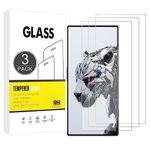 E-Hamii [3 Pack] 9H Tempered Shatterproof Glass Compatible with ZTE Nubia Red Magic 8S Pro,[HD Crystal Clear]0.33mm Screen Protector for ZTE Nubia Red Magic 8S Pro