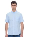 Marks & Spencer Men's Regular Shirt (T25_3250M_Light Blue 2XL)