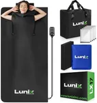 Lunix LX17 Portable Far Infrared Sauna Blanket for Home Relaxation - Temperature Range of 77-176°F - Enjoy an Infrared Sauna Anywhere, with Head Pillow, Detox Wrap & Hot Cold Gel Pack