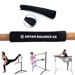 Artan Balance Ballet Barre Foam Detachable Protector Slider pad Cushion with Zipper for Home or Studio Comfort and Protection for Stretch, Pilates, Dance Class or Active Workouts (Style1)