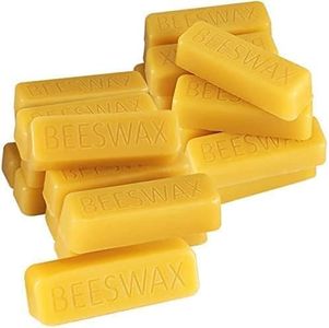 24 Yellow Beeswax Blocks, Bees Wax Making, DIY Projects, Candle Making,1 oz Each