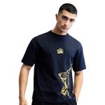 Boldfit Men's Oversized Fit (CSKOSTLionBlackXL_Black XL)