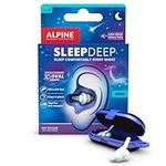 Alpine SleepDeep M/L – Ear Plugs for Sleep and Concentration - New 3D Oval Shape and Super Soft Reusable Noise Cancelling Ear Plugs - 27dB Noise Reduction - Ideal for Side Sleeper (M/L)