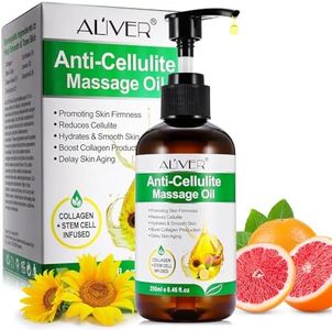Huile Anti Cellulite Raffermissante, 250ml Huile de Massage Amaigrissante Améliore la Fermeté et Élasticité, Hydrate et Tonifie la Peau Favorise la Réduction des effets de cellulite