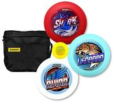 Innova Discs Golf Starter Set with Bag – Frisbee Golf Discs Set for Beginners with Disc Golf Driver, Mid-Range, Disc Golf Putter and Mini Marker (Colors Will Vary)