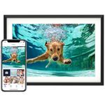 Euphro - 10.1 inch digital photo frame with 32GB storage, digital photo frame with 1280x800 IPS touch screen, share photos/videos and send best wishes to