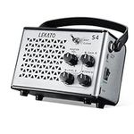 LEKATO Guitar Amp, Portable Mini Guitar Amplifier 10W, Rechargeable Electric Guitar Amp Combo with Clean & Distortion Effect, Bluetooth, Retro Design, Practice Amp for Home Travel Party (UK)