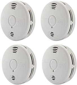 Kidde Smoke & Carbon Monoxide Detector Combo, 10-Year Battery, Replacement Alert, 4 Count (Pack of 1)