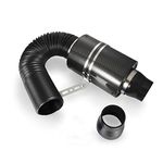 Madlife Garage Cold Air Intake Filter 3 inch Universal Carbon Fibre Cold Air Filter Induction Kit with Flexible Pipe Hose