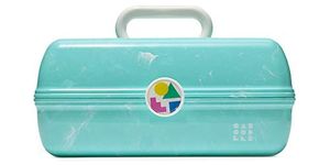 Caboodles On-The-Go Girl Retro Case, Turquoise Marble