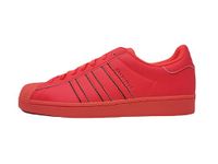 adidas Originals Men's Superstar Sneaker, Turbo/CBLACK/Turbo, 12 M US, Turbo/Cblack/Turbo, 12