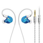 NICEHCK F1 Pro 14.2mm Planar Driver in Ear Monitor HiFi IEM Earphone Wired with N55 Magnet Array 2 um Diaphragm Detachable 2 Pin Silver-Plated OCC Cable for Musician Singer Audiophile(4.4mm)