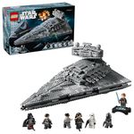 LEGO Star Wars Imperial Star Destroyer Buildable Starship Set, Star Wars Toy for Kids with Darth Vader & 25th Anniversary Minifigure Cal Kestis, Star Wars Gift for Boys, Girls and Fans, 75394