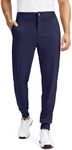 Soothfeel Men's Golf Joggers Pants with 5 Pockets Slim Fit Stretch Sweatpants Running Travel Dress Work Pants for Men(Navy, XXL