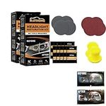 Restowipes Headlight Restoration Kit, Headlight Lens Cleaning Wipes, Resto Wipes Headlight Restoration Kit, Headlight Cleaner For Plastic Headlights, Polish Headlights Lens Restore Cleaner (2 Set)