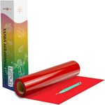 HTVRONT HTV Rolls Heat Transfer Vinyl - 12" x 20ft Red HTV Transfer for Shirts, Iron on Vinyl for All Cutter Machine - Easy to Cut & Weed for Heat Vinyl Design (Red)
