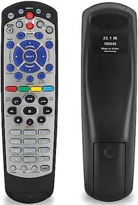 IR Remote Control for Dish Network 20.1 Remote Control, JKZTJOF Receiver Remote for Dish Network 20.1 IR Satellite Receiver TV DVD AUX