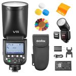 Godox V1Pro-S V1 Pro S TTL Camera Flash for Sony, Godox V1-S Upgraded, 2.4G HSS 1/8000s Li-Ion 76Ws Round Head Flash, Innovative External Flash SU-1, Godox V1Pro for Sony Cameras