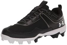 Under Armour Women's Glyde Rm Softball Shoe, Black (001)/Black, 7.5