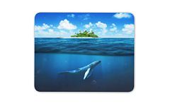 Destination Vinyl Ltd Humpback Whale Mouse Mat Pad - Tropical Island Ocean Sea Computer #15427