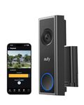 eufy Security Video Doorbell Camera Wireless C31, 2K FHD, Dual Power Options, Live Video Call, Easy Installation, Quick-Release Battery, 24/7 Recording, HomeBase S380 Compatible, No Monthly Fee